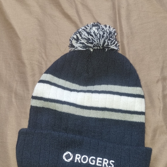 NHL Navy and White Knit Beanie - Picture 2 of 2